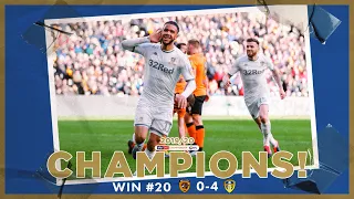 Champions! | Extended highlights | Win #20 Hull City 0-4 Leeds United