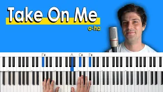 How To Play "Take On Me" by a-ha [Piano Tutorial/Chords for Singing]