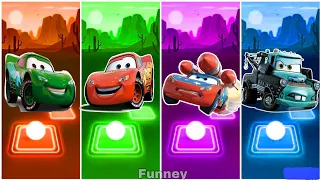 McQueen Monster Car 🆚 Monster Mater Car 🆚 McQueen Green Car 🆚 McQueen Car 🎶- Who is Best?