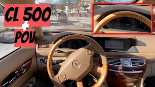 2010 Mercedes Benz CL 500 Autobahn POV Test Drive | High Speed + LOUD SOUND | C216