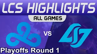 C9 vs CLG ALL GAMES Highlights Playoffs Round 1 LCS Spring Season 2023 Cloud9 vs Conter Logic Gaming