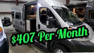 CHEAP & SMALL Class B Motorhome Van | $407 Per Month or $69,357 | 2023 WINNEBAGO SOLIS POCKET BUT36A