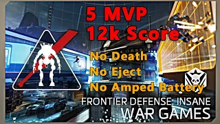 How Ronin Masters Frontier: 12k Score INSANE War Games [No Eject & Amped battery] [Titanfall 2]