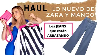 HAUL NOVEDADES ZARA Y MANGO / JEANS VIRALES / Fashion Tips (Tu Asesora de Imagen y Moda)