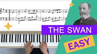 Saint-Saens The Swan | Easy Piano Songs for Beginners