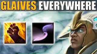 Super AoE Farming/Killing combo [Sleight of Fist + Moon Glaives] Dota 2 Ability Draft