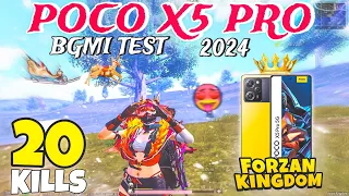 🔥Poco X5 Pro 5G BGMI Test 2024 With Fps Meter - Snapdragon 778g Performance in 2024