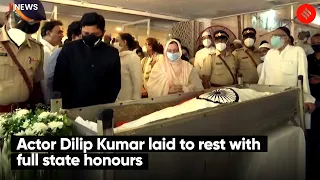 Actor Dilip Kumar Laid To Rest With Full State Honours