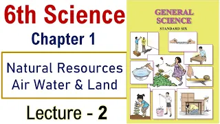 Class 6 Science Chapter 1 v-2 Natural Resources Air Water & Land Explanation MH Board PraescioEdu
