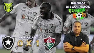 Botafogo 0 x 1 Fluminense - Brasileiro 2022  - Gol do Jogo (NARRAÇÃO DIEGO RAMON)