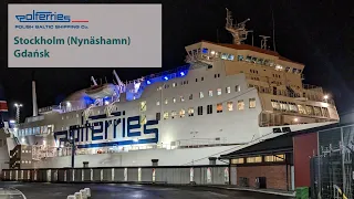 18 hours ferry trip from Nynäshamn 🇸🇪 to Gdańsk 🇵🇱 with Polferries