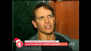 El cantante de 'Los Menudo', René Farrait, se mostró enfadado en la conferencia de prensa