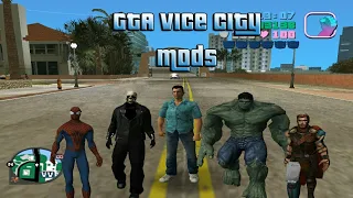 GTA Vice City - Super Hero Mods | Ghost rider | Hulk | Thor | Spider man | Cleo mods (PC)