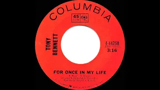 1967 Tony Bennett - For Once In My Life (mono 45)