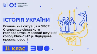 11 клас. Історія України. Економічна ситуація в УРСР. Становище сільського господарства