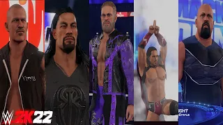 WWE 2K22: Roman Reigns '15, Big Show, Edge, Randy Orton 22 & Aliyah, Neville, Bray Wyatt