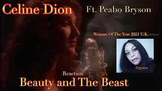 Celine Dion & Peabo Bryson   Beauty And The Beast - Reaction Woman Of The Year UK 2021 (finalist)