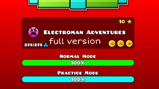 Electroman Adventure full by TheRealHoaprox (Me) | Geometry Dash