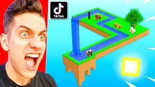 VIRAL TIKTOK MINECRAFT HACKS That Will Blow Your Mind! **THEY WORKED**