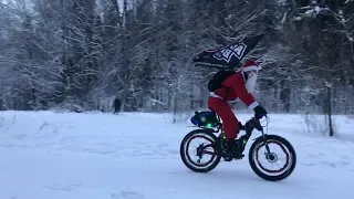 Snowy winter 2019 in St. Petersburg