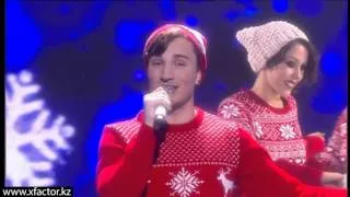 Владимир Новиков. Let it snow. X Factor Казахстан. 5 концерт. Эпизод 14. Сезон 6.