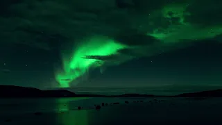 3 hours relaxing music with northern lights