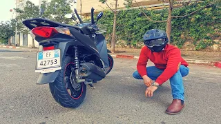 هذي هي الدراجة لي شريت لولد عمي وهذا هو الثمن ديالها / شوفو شحال شديت بها Honda Sh 150i Sport