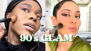 FOLLOWING EUPHORIA'S ALEXA DEMIE'S 90s GLAM TUTORIAL