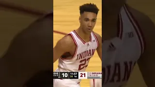 This lob and finish by Trayce Jackson-Davis 😱 #IUBB #NCAAM   #shorts