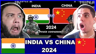 INDIA VS CHINA 2024 Military Power Comparison | China vs India Military Power 2024