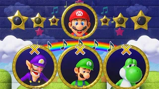 Mario Party Switch - The Best Lucky Battles - Mario vs Waluigi vs Luigi vs Yoshi