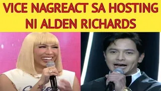 VICE GANDA NAGREACT SA HOSTING NI ALDEN RICHARDS, NIYAYA SA SHOWTIME