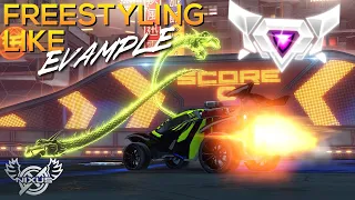 Freestyling Like EVAMPLE!? Rocket League Highlights #25