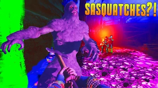 SASQUATCHES IN CALL OF DUTY! (RAVE IN THE REDWOODS) First Gameplay On New IW Zombies Map - MatMicMar