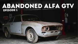 I bought an abandoned Alfa Romeo GTV (Alfa  GTV Restoration EP1)