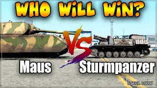 WAR THUNDER: MAUS VS STURMPANZER II (WHO WILL WIN?)