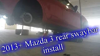 2014+ (3rd gen) Mazda 3 Sway Bar DIY Install/Tutorial