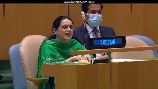 Video clips: Saima Saleem | first right of reply by Pakistan | UN General Debate, 76th Session