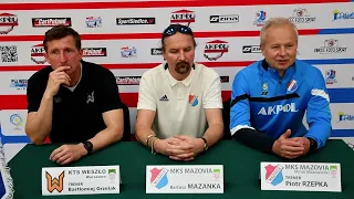 Konferencja po meczu MKS Mazovia Mińsk Maz. - KTS Weszło