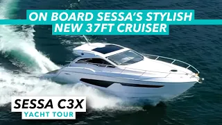 Sessa C3X yacht tour | On board Sessa’s stylish new 37ft cruiser | Motor Boat & Yachting