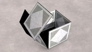 Net of 3D Solid Shapes / Развертки многогранников - Cube / Куб