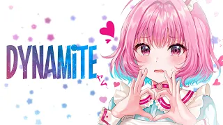 「Nightcore」→BTS - Dynamite (Lyrics)