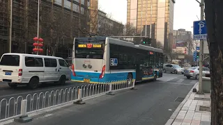 Electric bus-trolleybus. Beijing China 2016