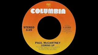 Paul McCartney ~ Coming Up (Studio Version) 1980 Disco Purrfection Version