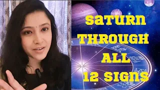 🤔 Saturn through all 12 signs in D1 and D9 | Your karma, yr career in this life | Challenges & goals