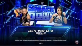 WWE 2K23 | Steel Cage | Xia Li vs. "Michin" Mia Yim