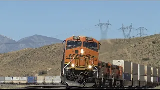 4k: Trains on the Cajon Pass (Part 1) 6-17-2020