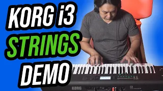 KORG i3 Strings Sound Sets Demo - No Talking