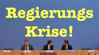 Chaostage & Regierungskrise! - Sehenswerte BPK vom 9. November 2015