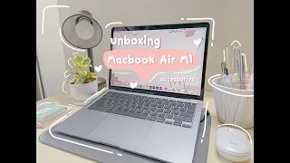 MacBook Air 2020 M1 💻 | unboxing + accessories [แกะกล่องคนสุดท้าย]